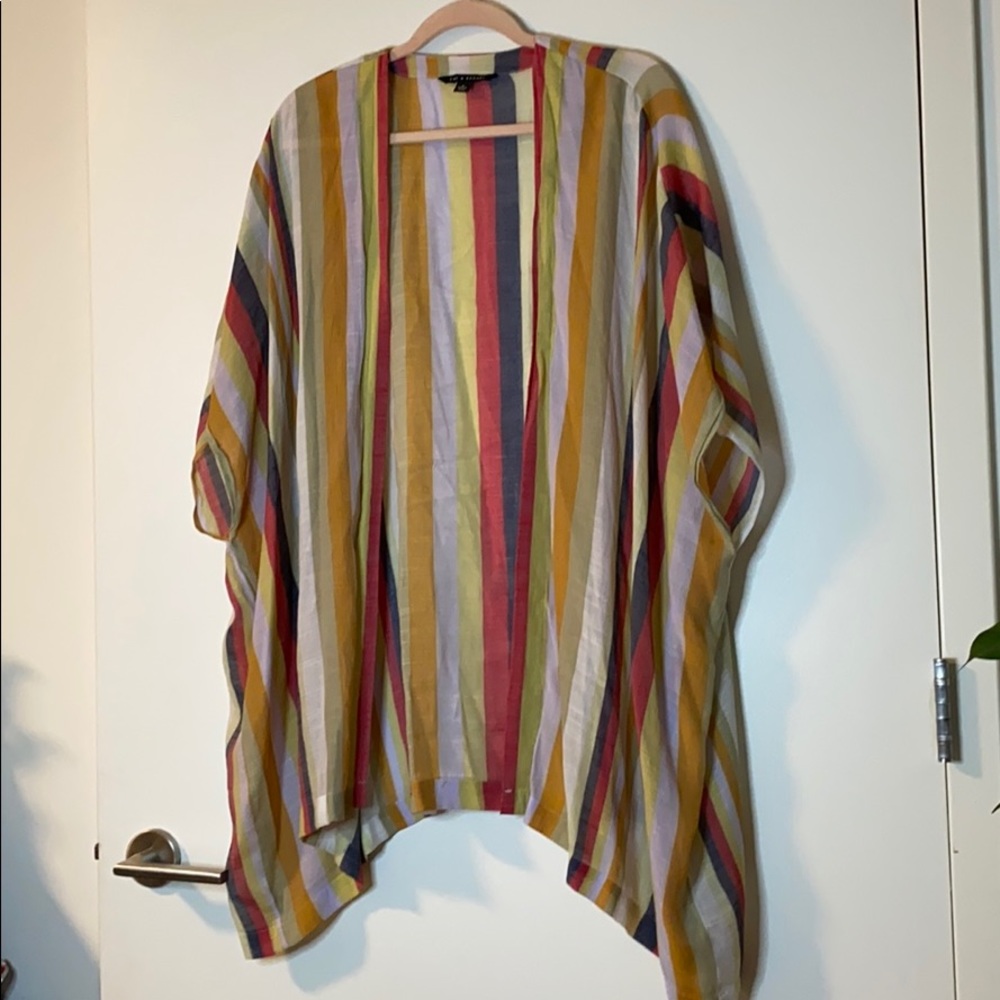 Zac & Rachel Striped Shrug